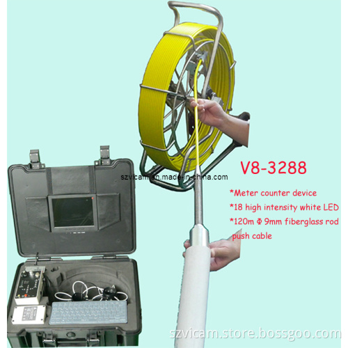 Drain Inspection with Self-Leveling Image